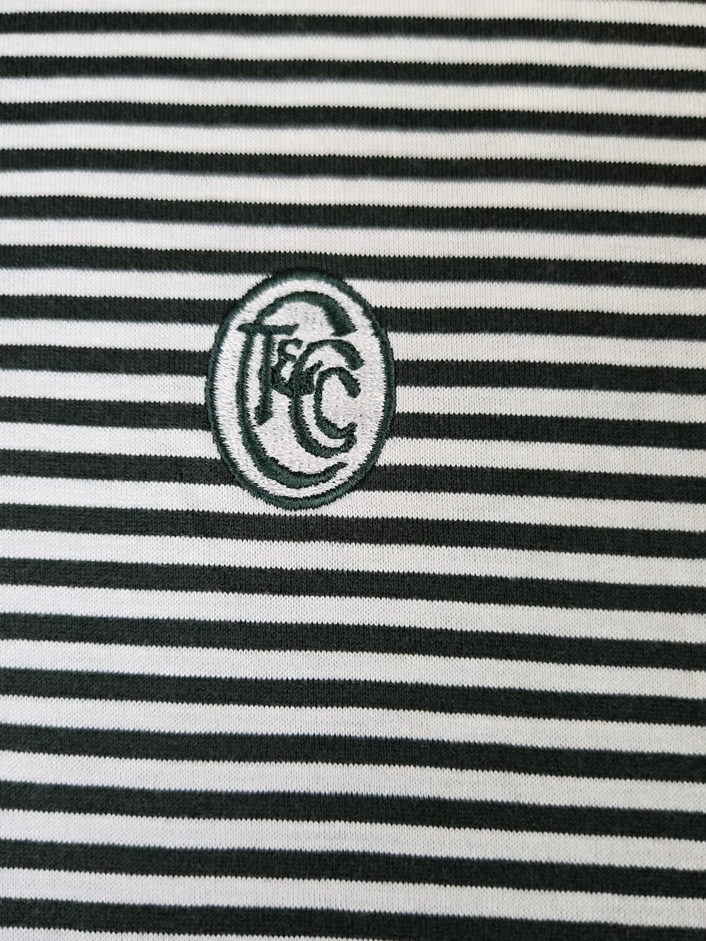 Polo Golf Ralph Lauren Men's XL Black White Striped 100% Cotton Golf Polo Peru